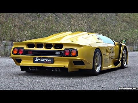 Ultra-RARE Lamborghini Diablo GT1 Stradale - Start Up, Revs & Overview!