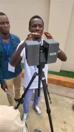 Have you ever seen a Laser scanning device ? #surveyingequipment #construction #gnssreceiver