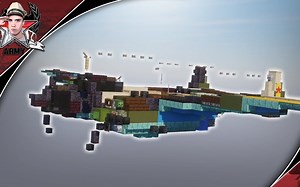 【MINECRAFT飞行物教程系列】如何制造一架二战时期前苏联空军的（图波列夫 Tu-2）中型轰炸机