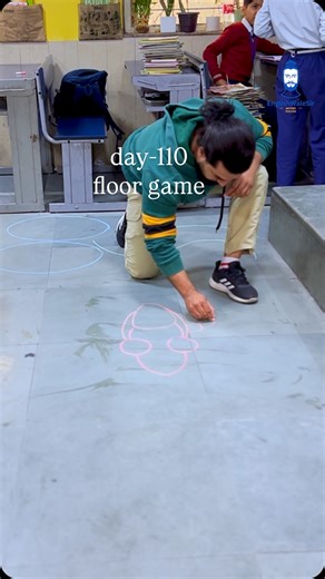 Englishwalesir on Instagram: "Day-110 of 200 days of sharing my teaching practices. hello everyone, so today we did a floor activity after a long period of time and as you were studying about numbers in mathematics, so I thought of revising a floor game where the children could practice and interact with me and among one another about the numbers . So I just gave them a few problems from the topic, and while moving ahead in the Floor game, they had to answer what was written on the floor and mov