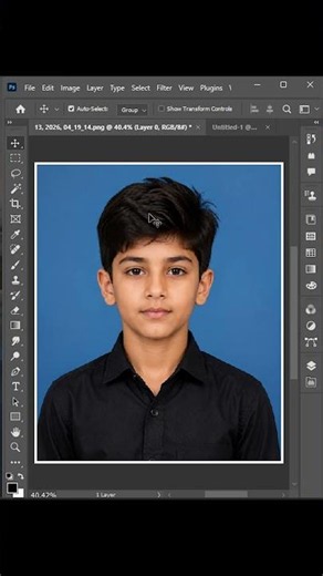 How to make Passport size photo in photoshop #shorts #photoshop #photoshoptutorial