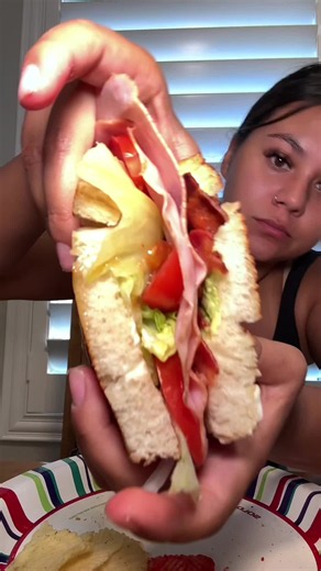 Sandwich ASMR Mukbang Eating Show: Crunchy Sandwich Sounds