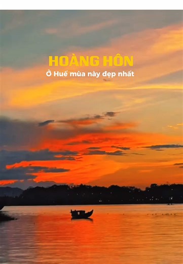 Hoàng hôn Huế mùa này đẹp lắm lắm lun #hoanghon #hue #xuhuong #viral #travel