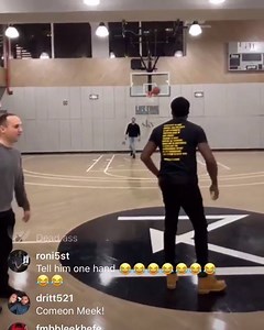 13K views · 89 reactions | 25 chances from halfcourt to win $50K from Philadelphia 76ers owner Michael Rubin? Meek Mill collects.  ( Instagram/meekmill) | theScore | Facebook