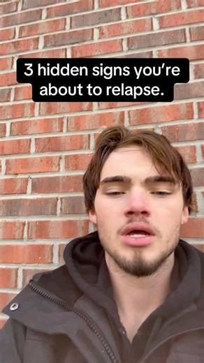 Zach Minnich on Instagram: "Three hidden signs you’re about to relapse. #addiction #addictionawareness #addictionrecovery #sobrietyjourney"