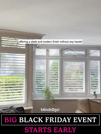 🎉 Early Black Friday Exclusive: Up to 25% OFF our iconic PerfectFit shutters! Enjoy a modern look with beautiful made to measure no-drill styles, perfect for every room 🎄 @Daisymccartney_ | Blinds 2go