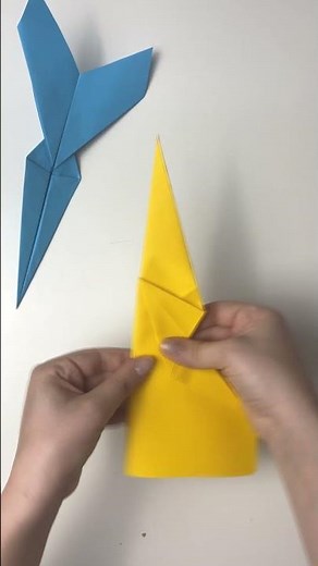 Papierflieger falten der weit fliegt #papir #papercraft