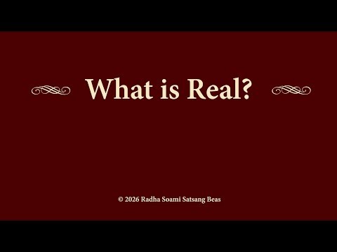1. What Is Real - Spiritual Sparks with CC