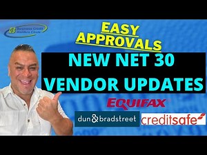 New Net 30 Vendor Updates | Easy Approval | No PG | Build Business Credit 2022