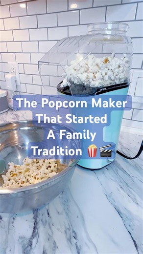 Movie Night Must Have: DASH Fresh Pop Popcorn Maker Oil-Free Air Popper | Mom Review ‪@ByDash‬