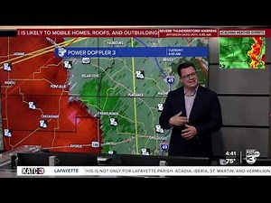 KATC TV 3 Severe Weather Coverage May 27, 2025