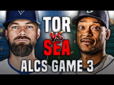 TORONTO BLUE JAYS vs SEATTLE MARINERS - LIVE Stream - ALCS GAME 3