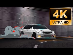 4K Live Wallpaper | Toyota Chaser Drifting in Tunnel