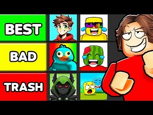 YOUTUBER Tier List For Toilet Tower Defense!