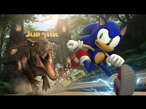 Sonic Travels to Jurassic Park