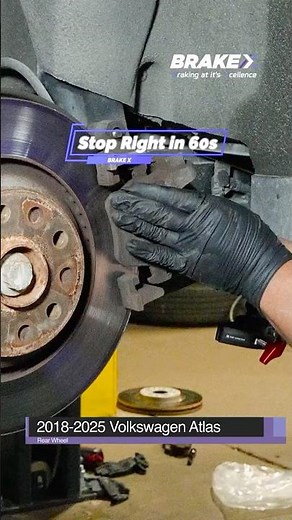 Volkswagen Atlas Rear Brake Pad & Rotor Replacement Guide #VolkswagenAtlasRearbrake #VWAtlas #brake
