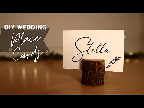 Cricut Wedding DIY | Place Cards w/ Meal Choice #DIYwedding