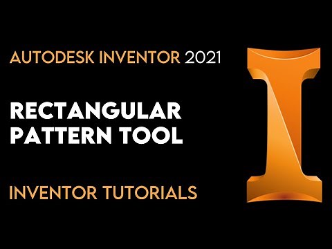 Autodesk Inventor 2021 | How to Rectangular Pattern | Tutorial