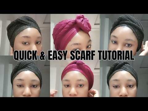 EASY HEADWRAP TUTORIALS ✨ LOOK BEAUTIFUL IN MINUTES ( STEP-BY-STEP) BEGINNER-FRIENDLY