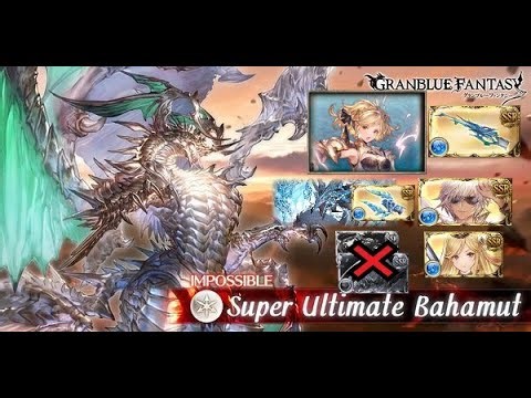 [GBF] Super Ultimate Bahamut Water 10% Exec Classic setting with Magna AA Grid + Exo Antaeus