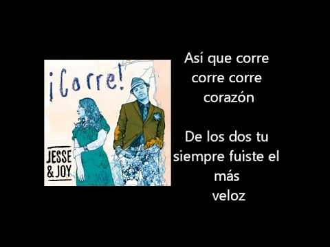 Jesse & Joy - Corre Letra Lyrics