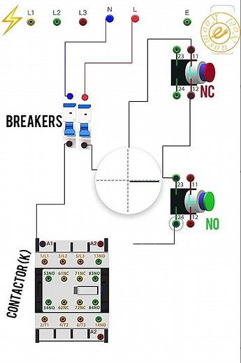 How To Wire A Contactor Holding & Latching Circuit | Step-by-Step Guide #electrical #action