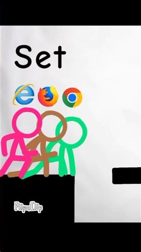 Web Browser - Stickman Race shorts #shorts #stickman #animation #alanbecker #flipaclip