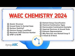 WAEC Chemistry 2024 Possible Questions (Revision)