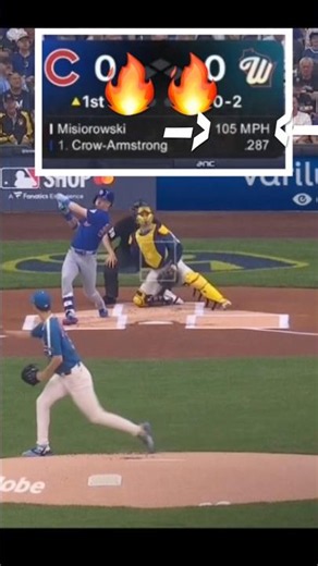 Jacob Misiorowski’s 105.5mph FASTBALL #mlbb #baseball #mlb
