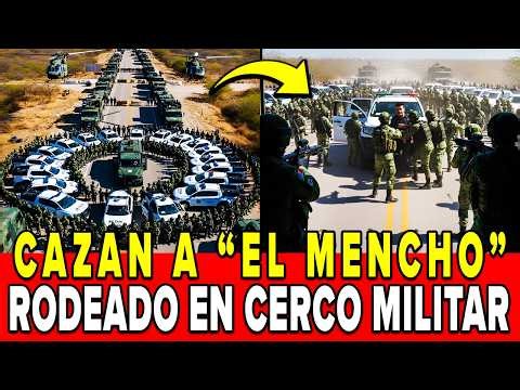 EJERCITO CAZA al MENCHO en 8 HORAS de PERSECUCION ARMADA en la FRONTERA de MICHOACAN