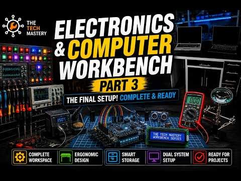 Electronics Workbench Tour Part 3 | Final Workspace Reveal | The Tech Mastery