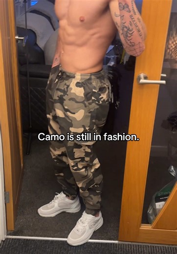 Trendy Camo Joggers for Men