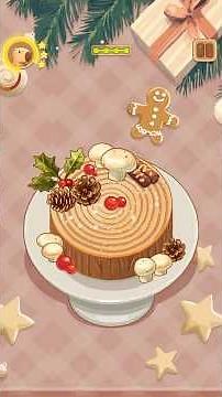 Cookingdom - Yule Log Cake 🇫🇷 | Recipe no.25