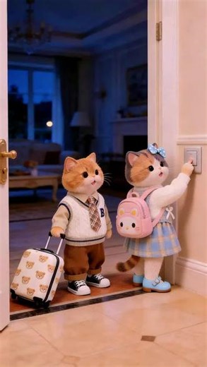 我们回来啦~ #可爱猫咪视频 #治愈猫咪 #猫咪日常 #橘猫 #正能量