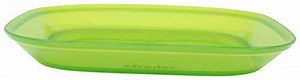 GSI Outdoors Plastic Plate - 9" Diameter - Clear Polypropylene - Green GSI Outdoors Camping Kitchen