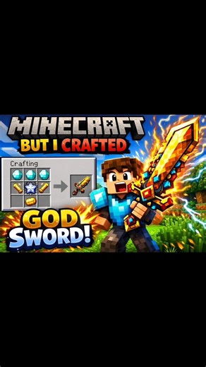 This GOD SWORD Broke Minecraft ⚔️ #minecraft #viral #godsword #youtubeshorts