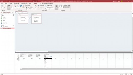 Aggregate Function Queries in Access - Instructions
