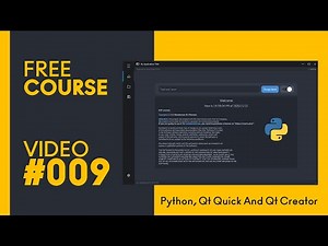 PYTHON and QT QUICK - Multiples Pages, Stack View And Loader - [MODERN GUI] - #Video009