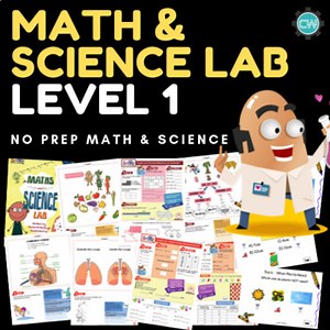 Science Pack - Level 1 (Worksheets & Lesson Plans)