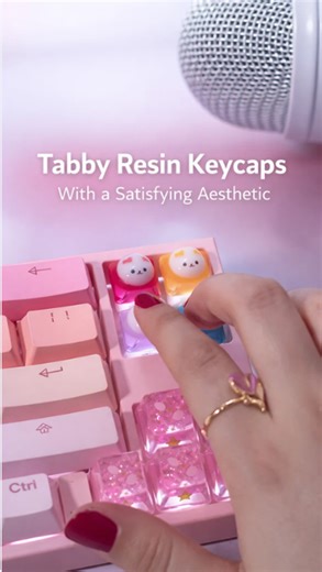 Tabby resin keypads with a satisfying aesthetic