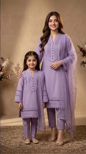 Beautiful Mother & Daughter Matching Dresses 💖 | Stylish Family Outfit Ideas 2026 👗👩‍👧