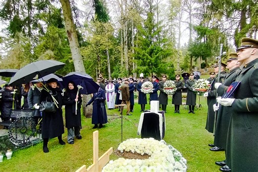 Gedimino Kirkilo laidotuvių ceremonija Antakalnio kapinėse