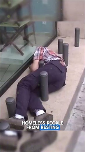 Hostile design in public spaces