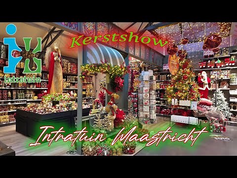 Magical Christmas Show in Intratuin Maastricht 2024: Discover the Enchantment! 4K HDR