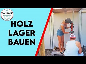 Dieser einfache Holzunterstand hat uns 50€ und 5 Stunden gespart – Jeder kann das nachbauen!
