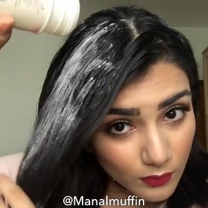 243K views · 99 shares |  TALCUM POWDER For GREASY / OILY HAIR  DO THIS ONLY WHEN IT'S URGENT. Share With Friends & Don't Hesitate To Ask us  @manalmuffin | Yes2Beauty | Facebook