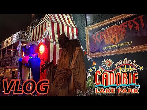 ScreamFest at Canobie Lake Park | VLOG | October 2021