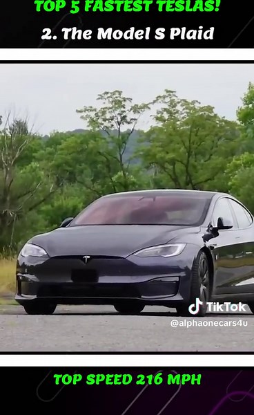 Top 5 Fastest Tesla Electric Cars | tesla roadster