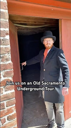 Visiting Old Sacramento this summer? Join us on a tour and see the Underground, even after hours!
