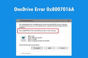 OneDrive 오류 0x8007016A : 클라우드 파일 공급자가 실행되고 있지 않습니다. - Minitool 뉴스 센터
